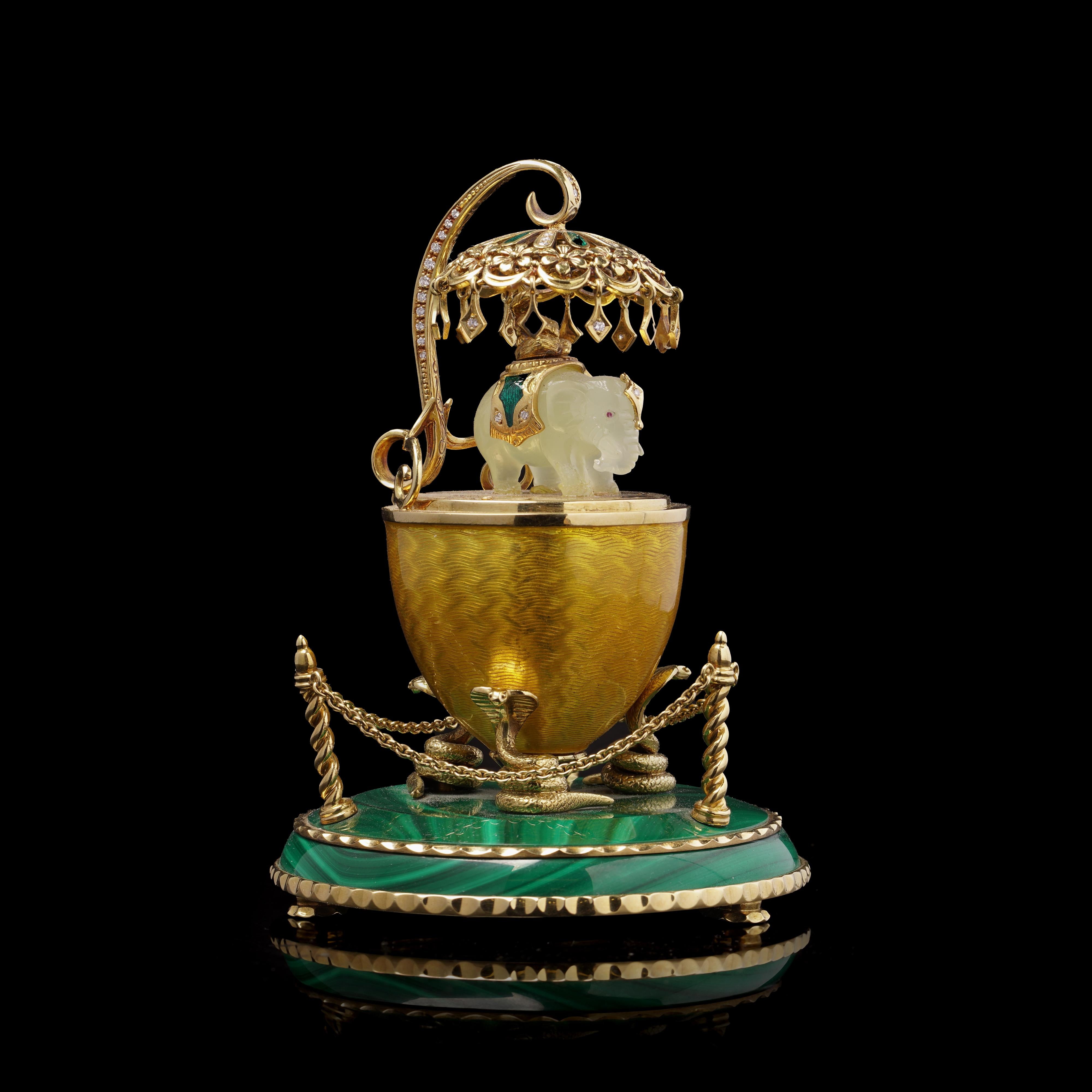 Limited Edition Fabergé Egg by Victor Mayer – No. 3 of 25 In Excellent Condition In Braintree, GB