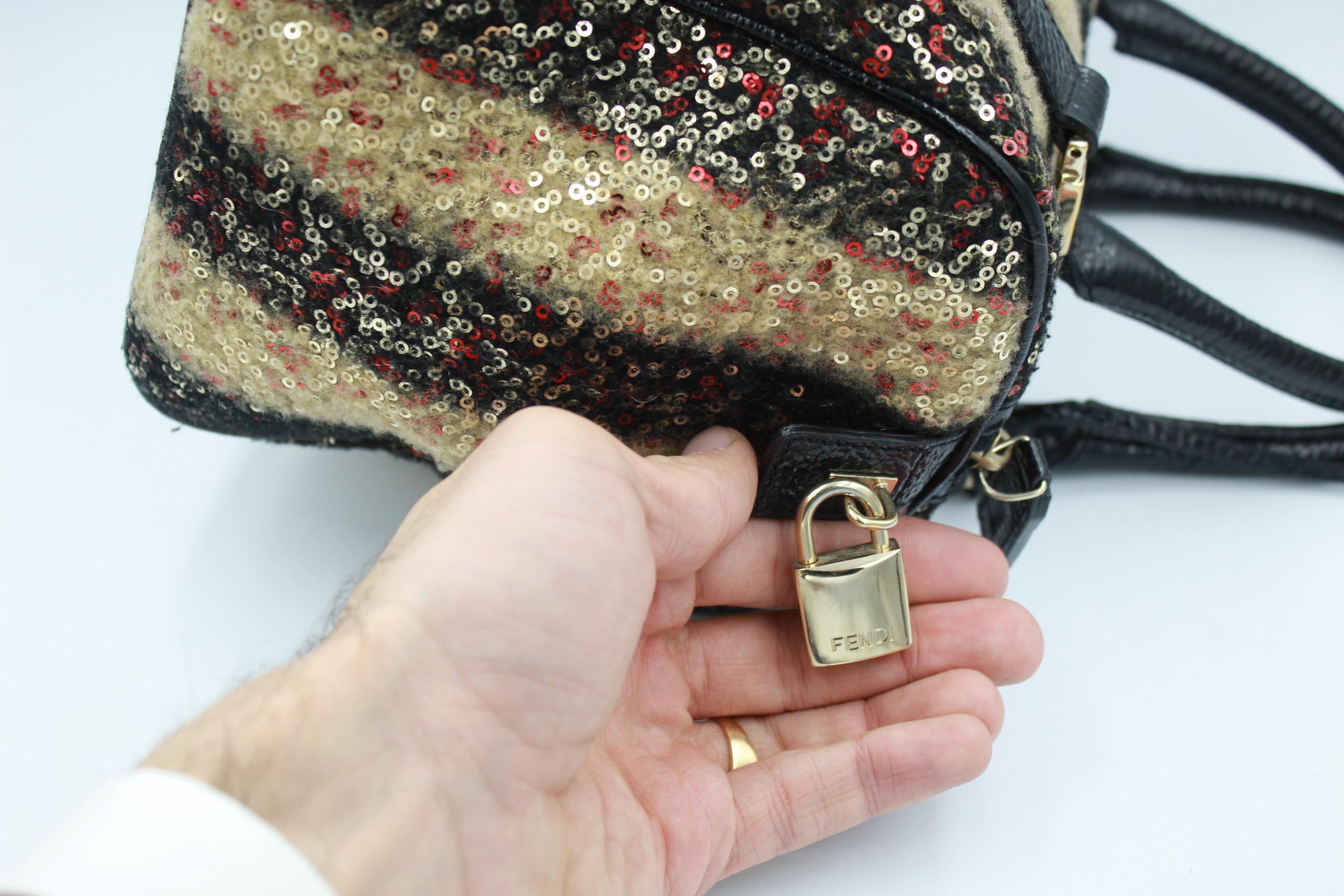Limited Edition Fendi Bauletto Sequins handbag 1