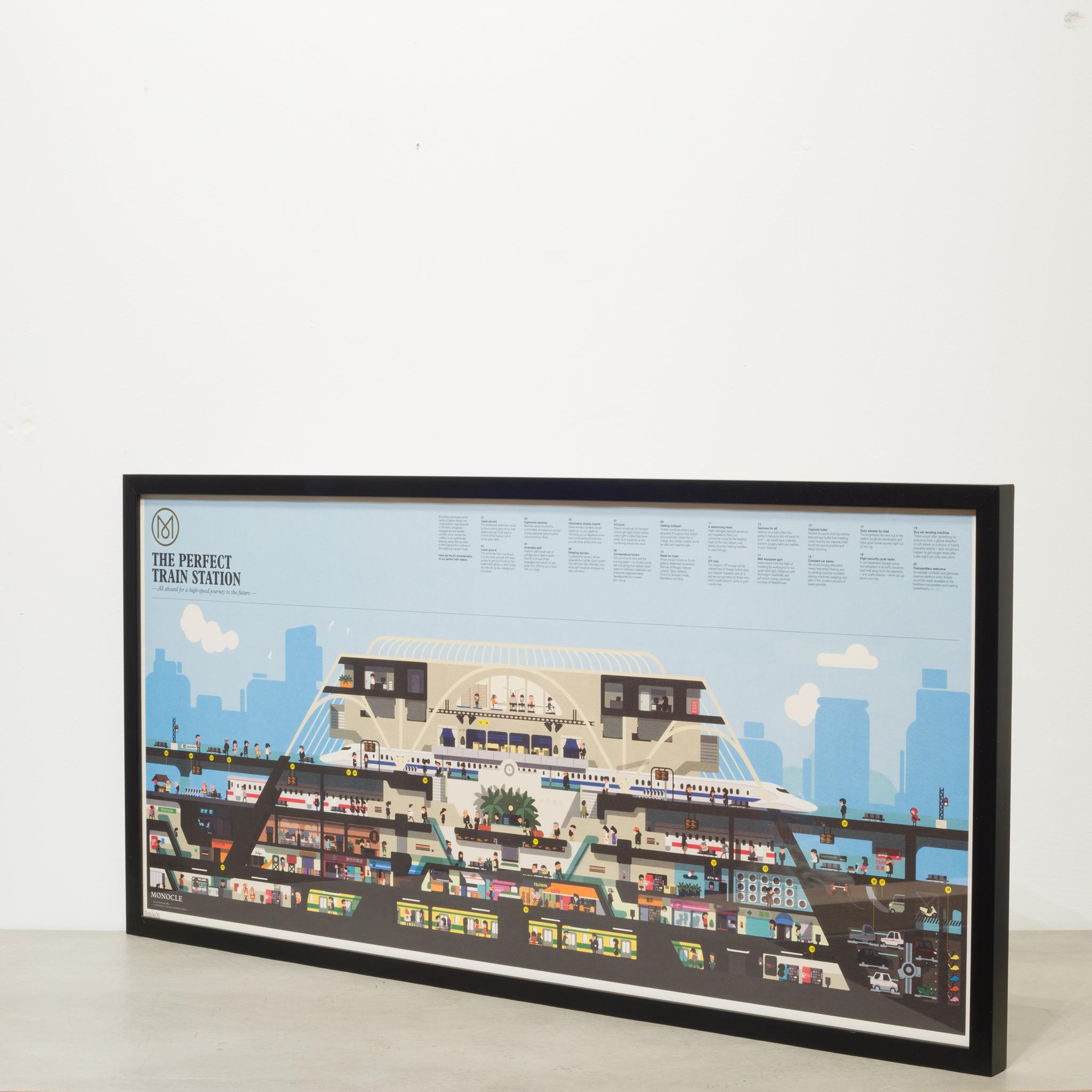 About:

Nippon Nordic Air, Monocle's blueprint for a global air carrier by artist Gaku Nakagawa. Limited edition #336 of 500. Framed in a matte black frame.

Creator: Monocle.
Date of manufacture: circa 2010.
Materials and techniques: Poster,