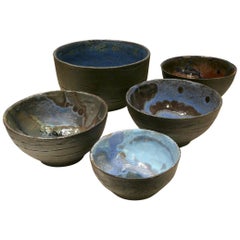 Limited Edition French Vintage Ceramic Bowls