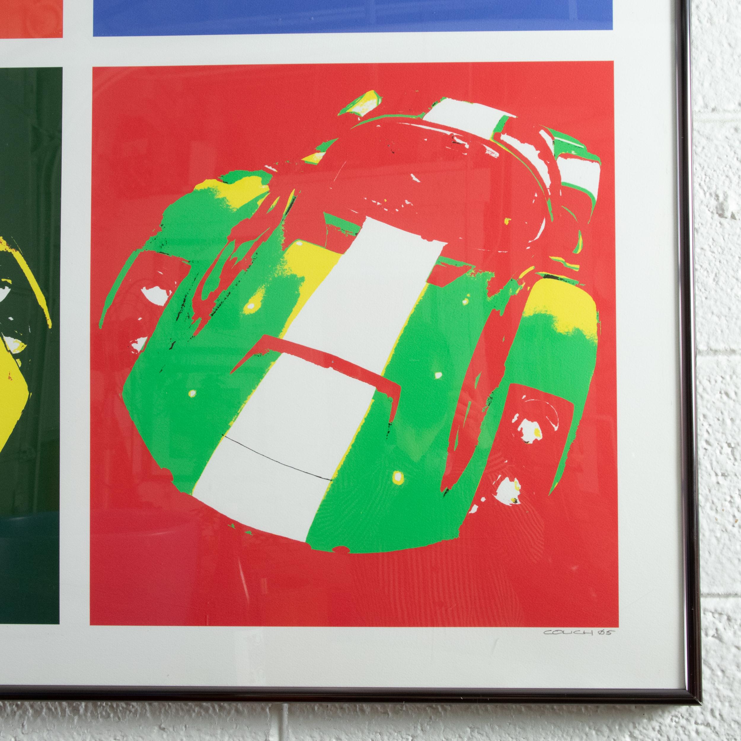 Limited Edition Giclee Print Porsche 906 by Billy Couch In Excellent Condition In Ferndale, MI