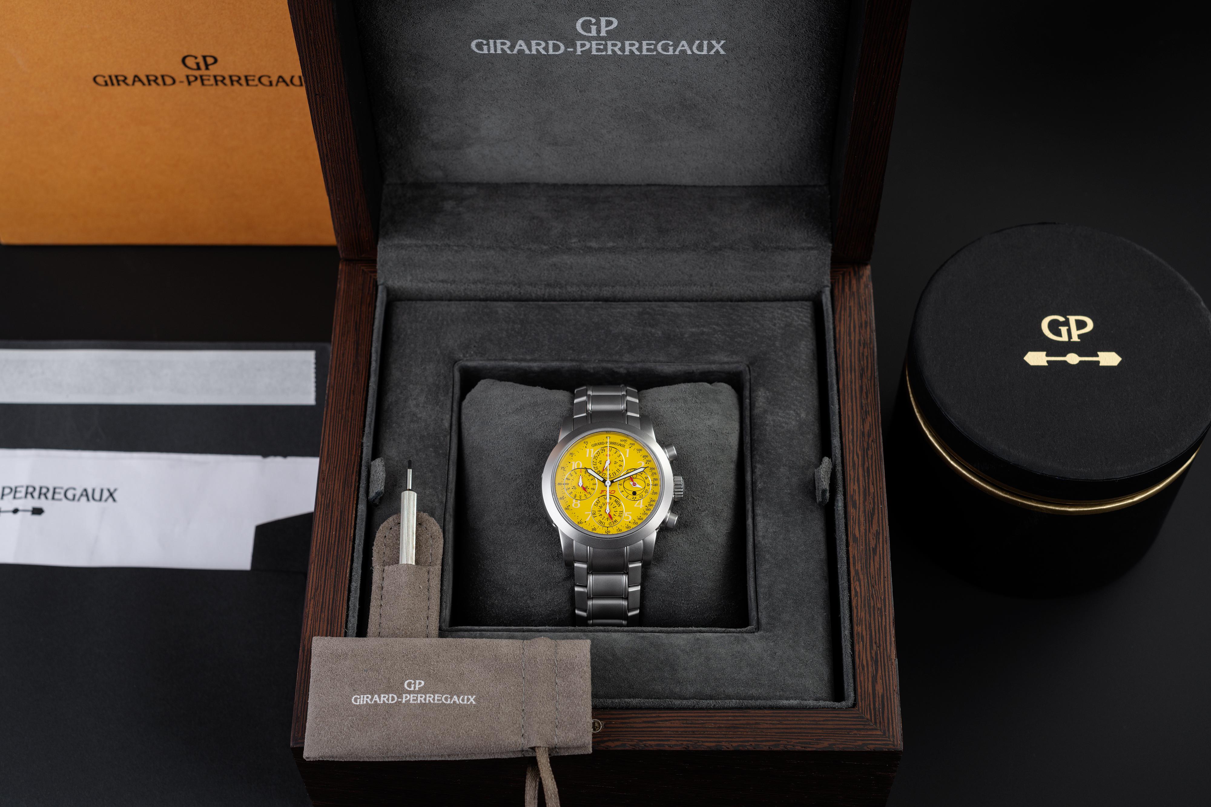 Limited Edition: Girard Perregaux F50 Perpetual Calendar Chronograph Ferrari 1