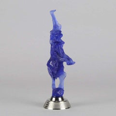 Limited Edition Glass Bugatti Dancing Elephant Car Mascot by Lalique