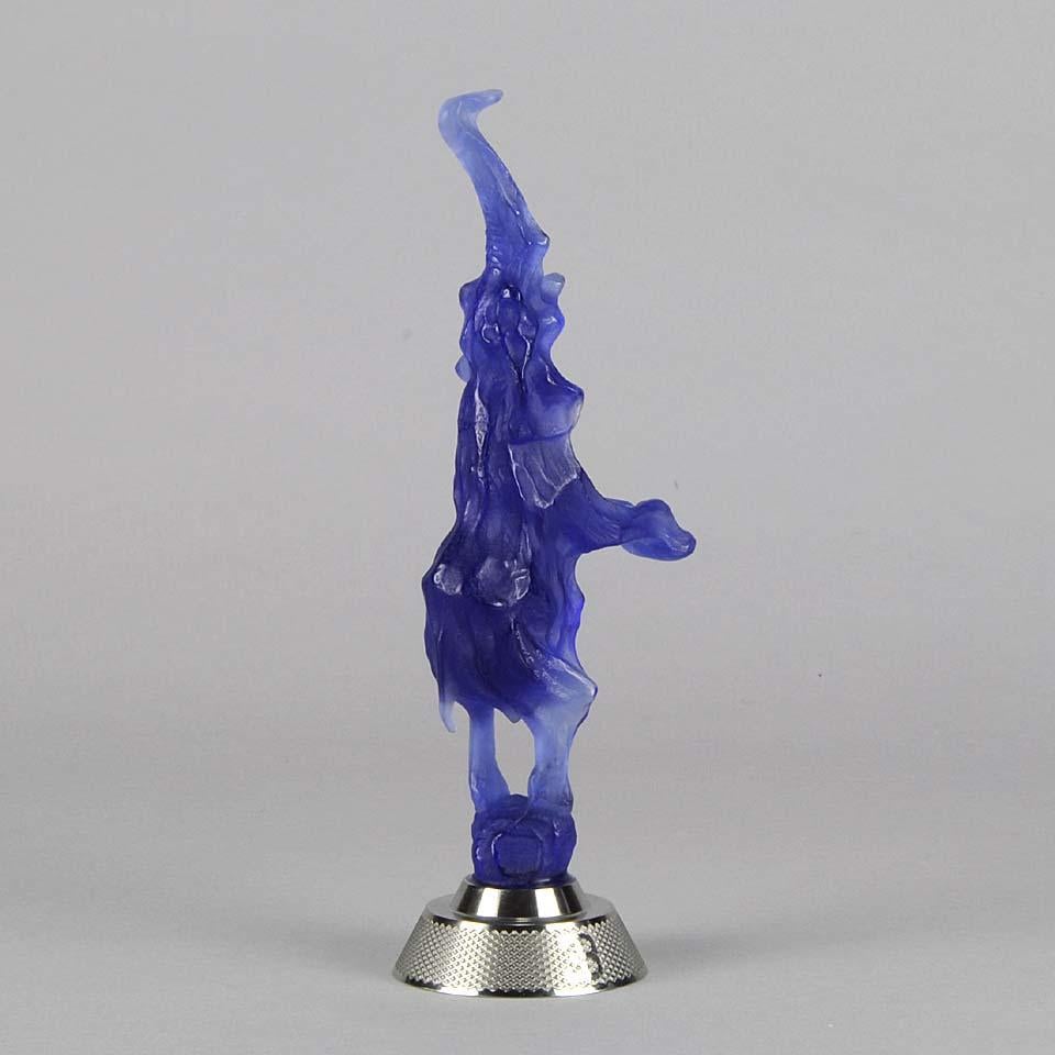 Cast Limited Edition Glass Bugatti Dancing Elephant Car Mascot by Lalique
