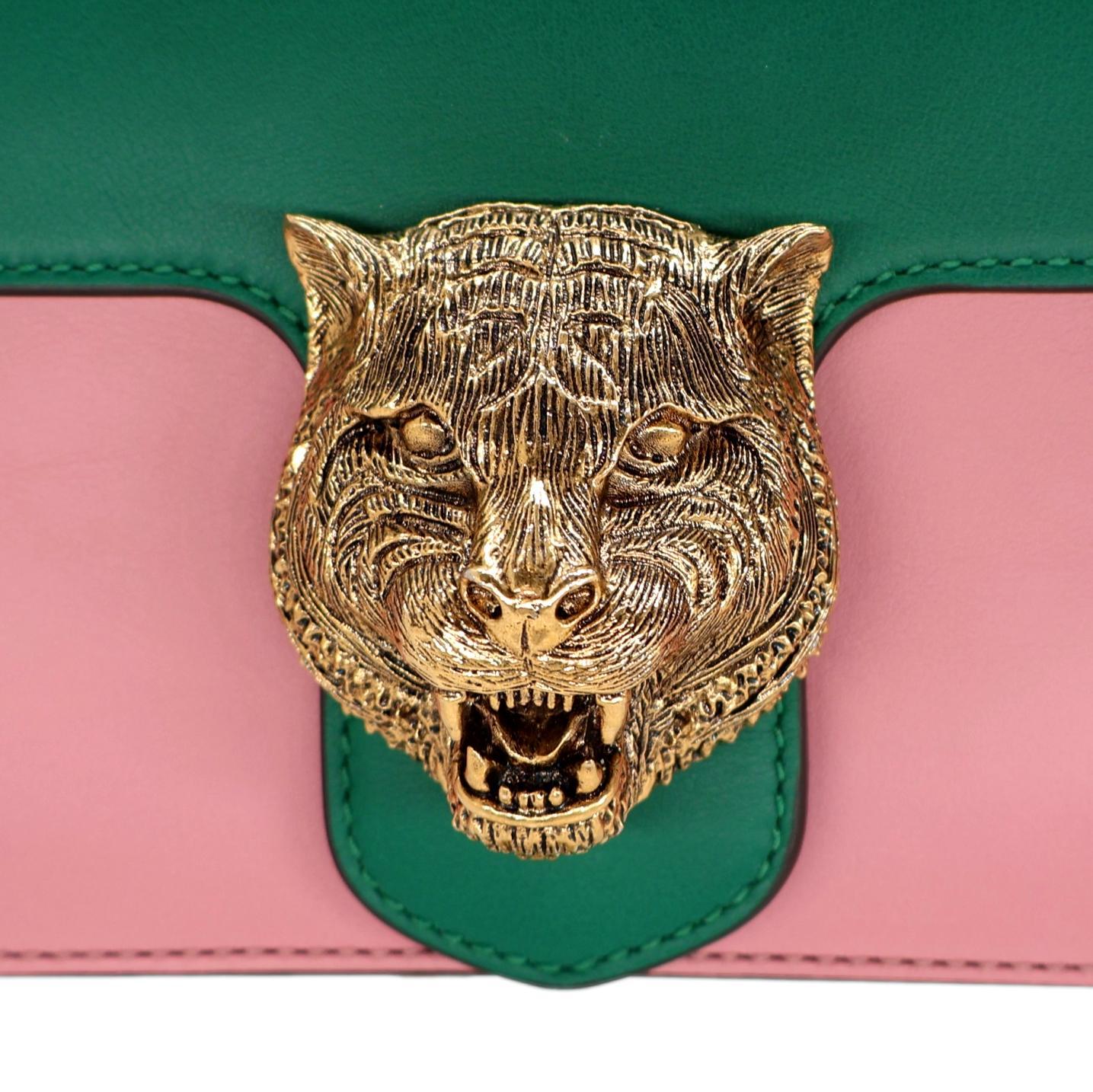 Limited Edition Gucci Animalier Bi-Color Tiger Head Shoulder Bag, Cruise 2016.  For Sale 2