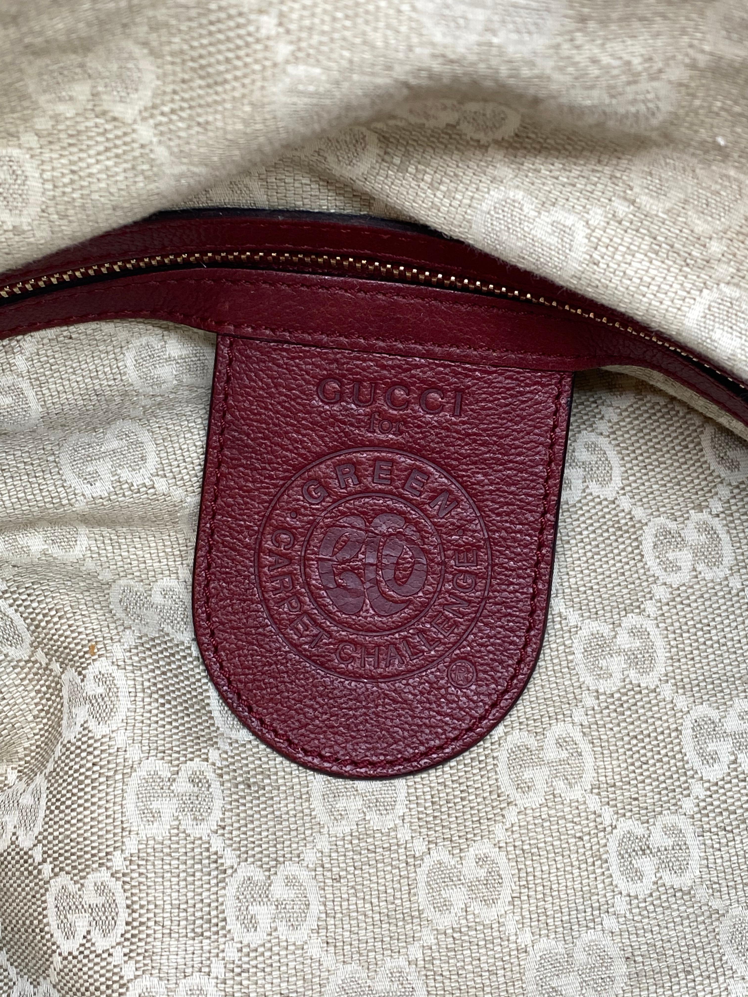 Women's or Men's Limited Edition Gucci Green Carpet Challenge Red Leather Shoulder Tote Bag