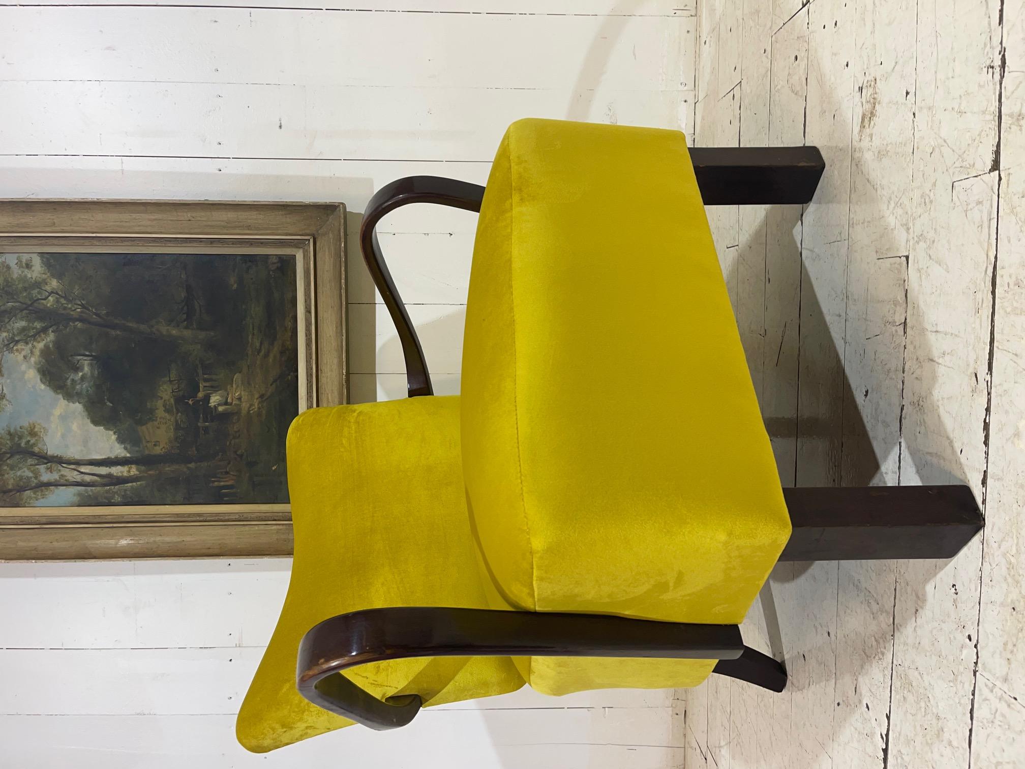 Limited Edition Halabala Cocktail Chair Model H237 For Sale 3