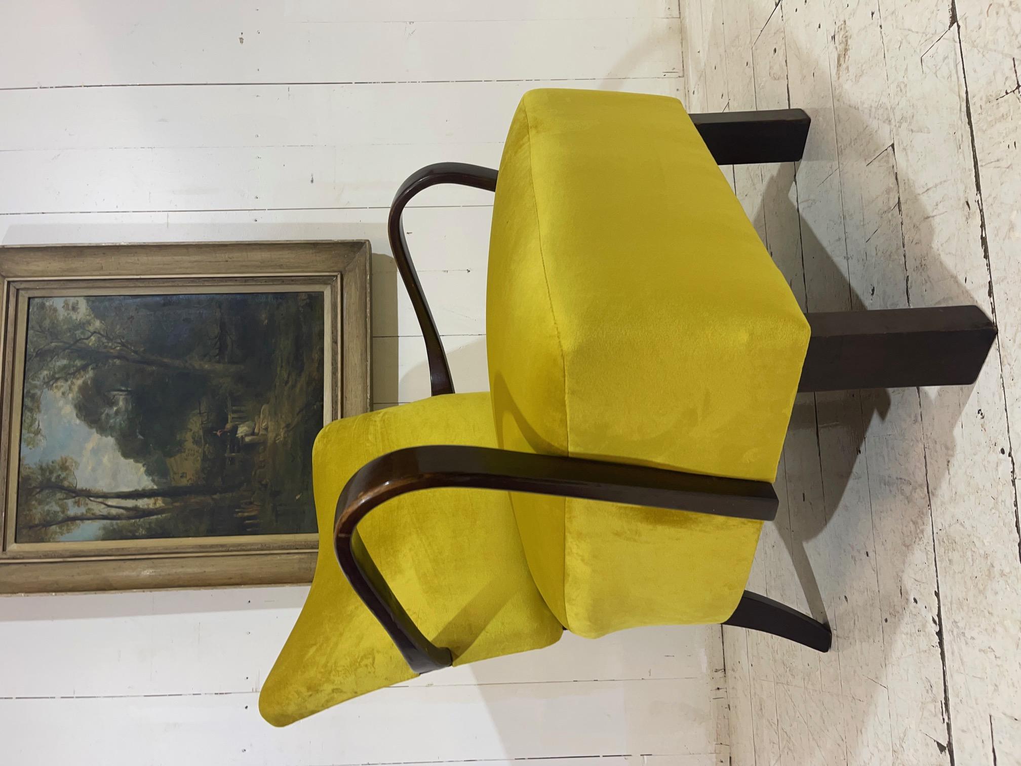 Limited Edition Halabala Cocktail Chair Model H237 For Sale 4