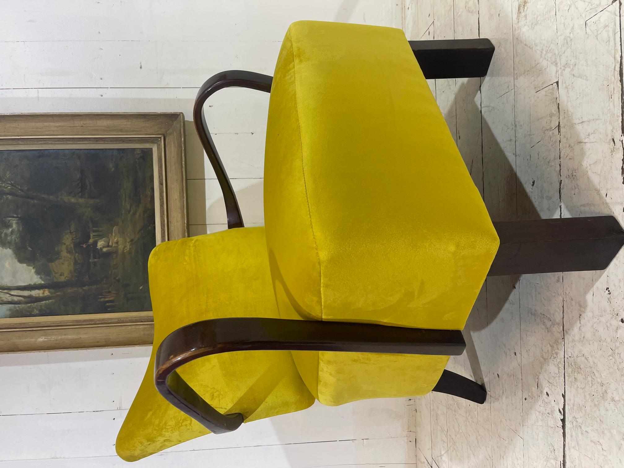 Limited Edition Halabala Cocktail Chair Model H237 For Sale 6