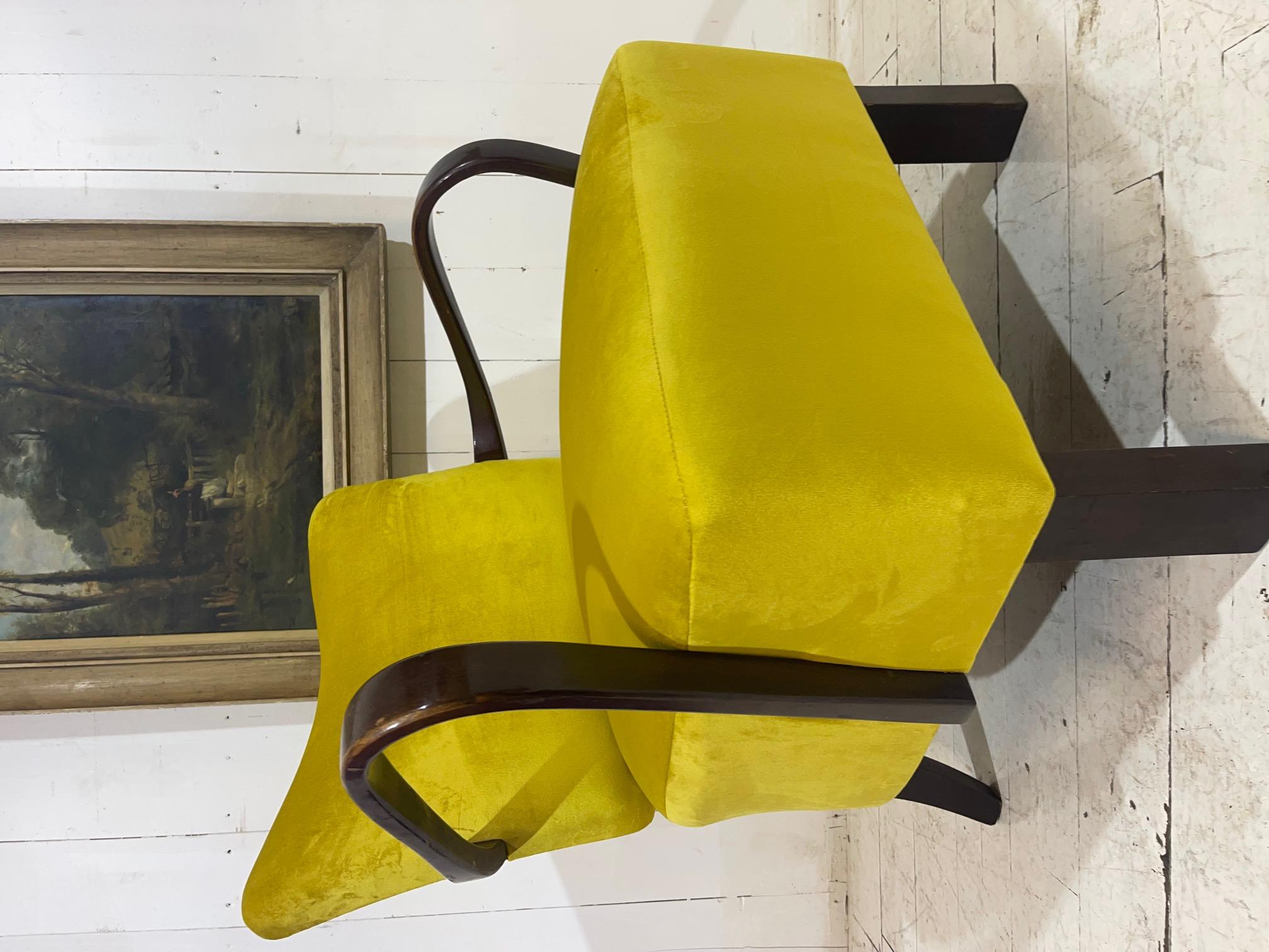 Limited Edition Halabala Cocktail Chair Model H237 For Sale 7