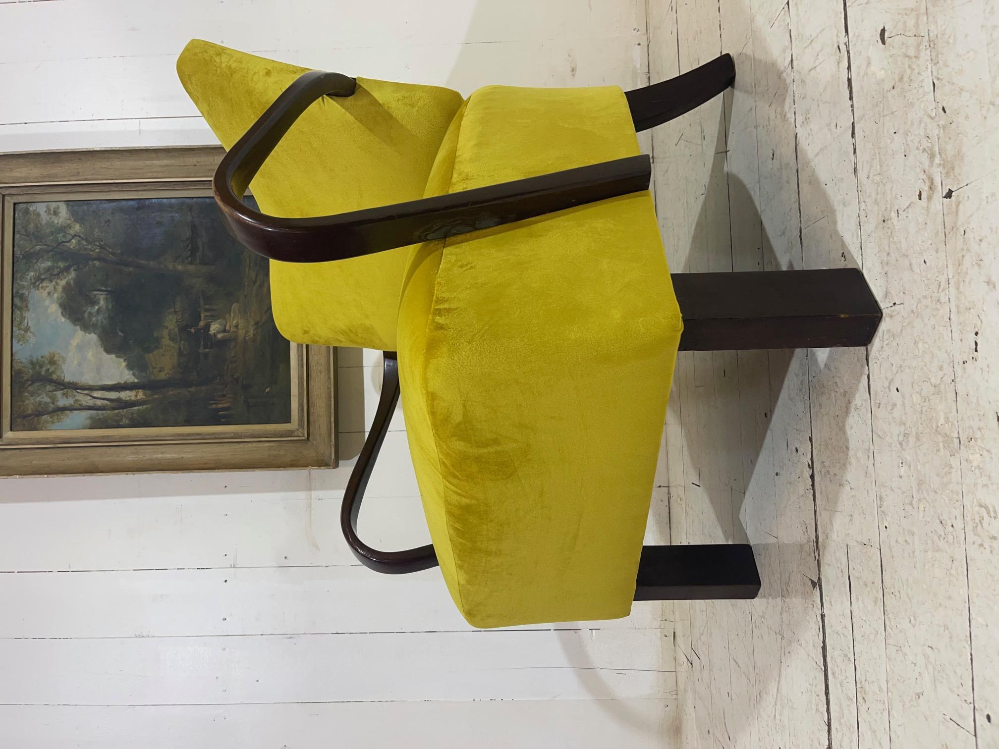 Limited Edition Halabala Cocktail Chair Model H237 For Sale 9