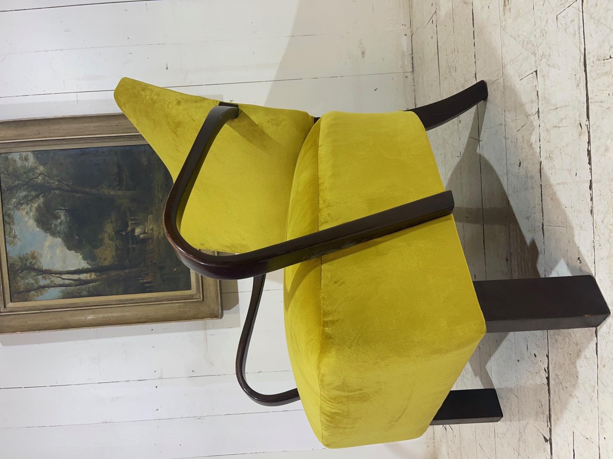 Limited Edition Halabala Cocktail Chair Model H237 For Sale 11