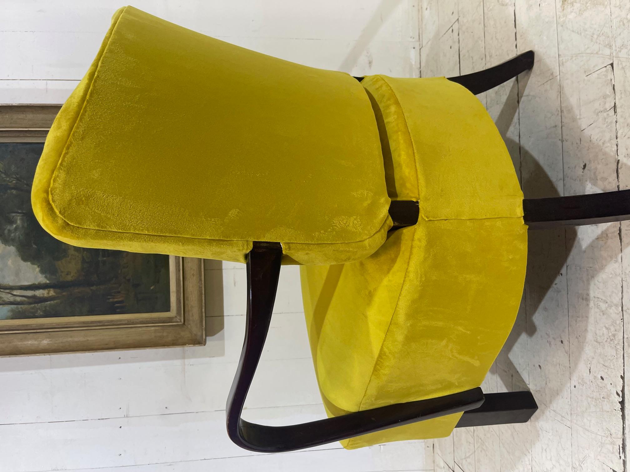 Early 20th Century Limited Edition Halabala Cocktail Chair Model H237 For Sale