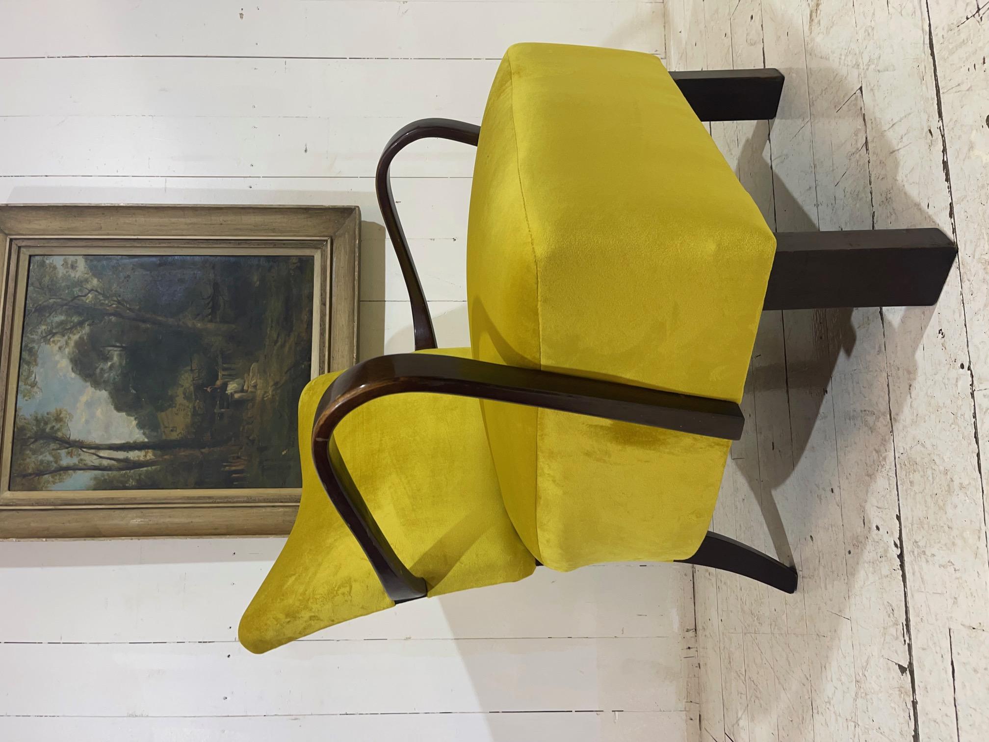 Limited Edition Halabala Cocktail Chair Model H237 For Sale 1