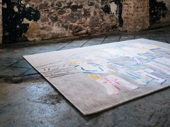 Limited Edition Handwoven Tapestry/Rug by Miami Beach Artist, Johanna Boccardo