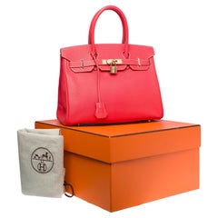 Limited Edition Hermès Birkin 30 Candy handbag in Rose Jaïpur Epsom leather, GHW