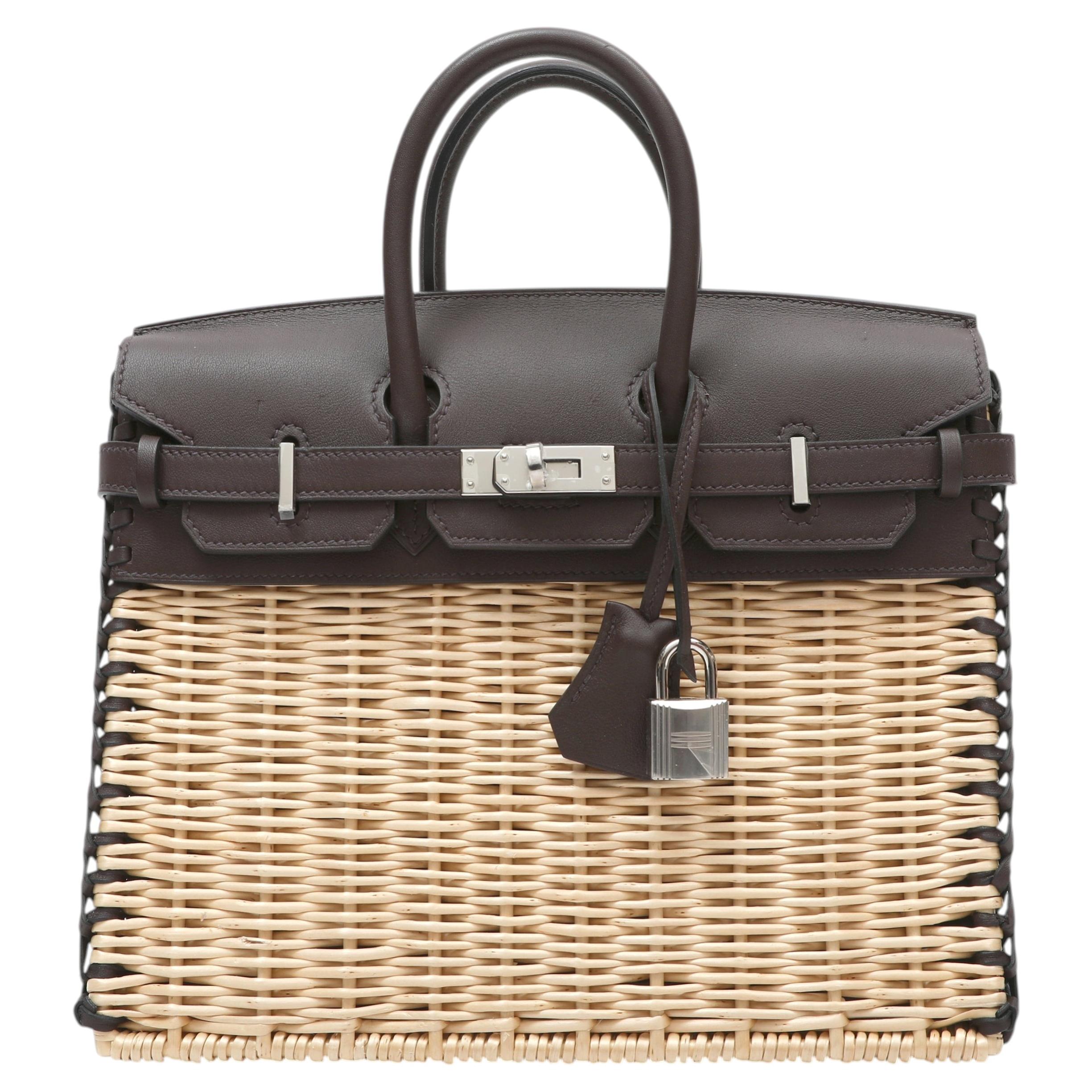Hermès Birkin Picnic 25cm Havane Limited Edition Osier Wicker