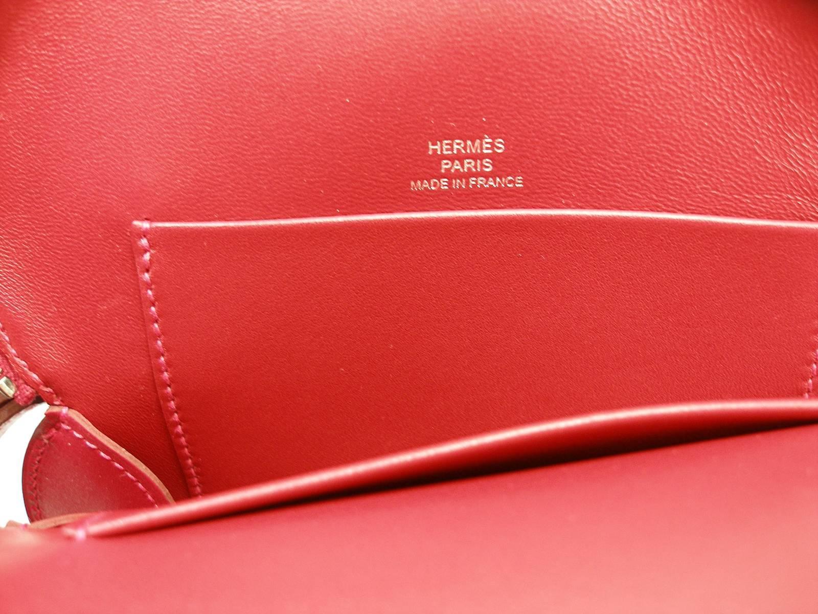 Hermès Tutti Frutti Large Limited Edition Red Apple Clutch   1