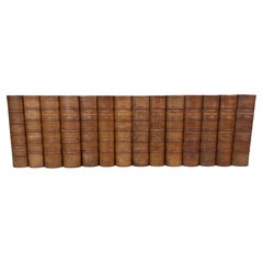 Antique Limited Edition History of North America in 14 of 20 Full Leather Bound Volumes