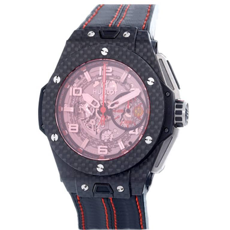 Limited Edition Hublot Big Bang Ferrari "Red Magic" Chronograph Wrist Watch