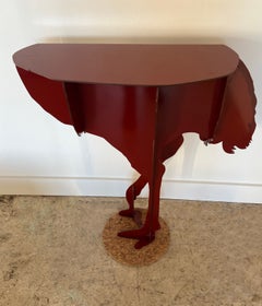 Limited Edition iBride "Diva" Ostrich Console Table by Rachel and Benoît Convers