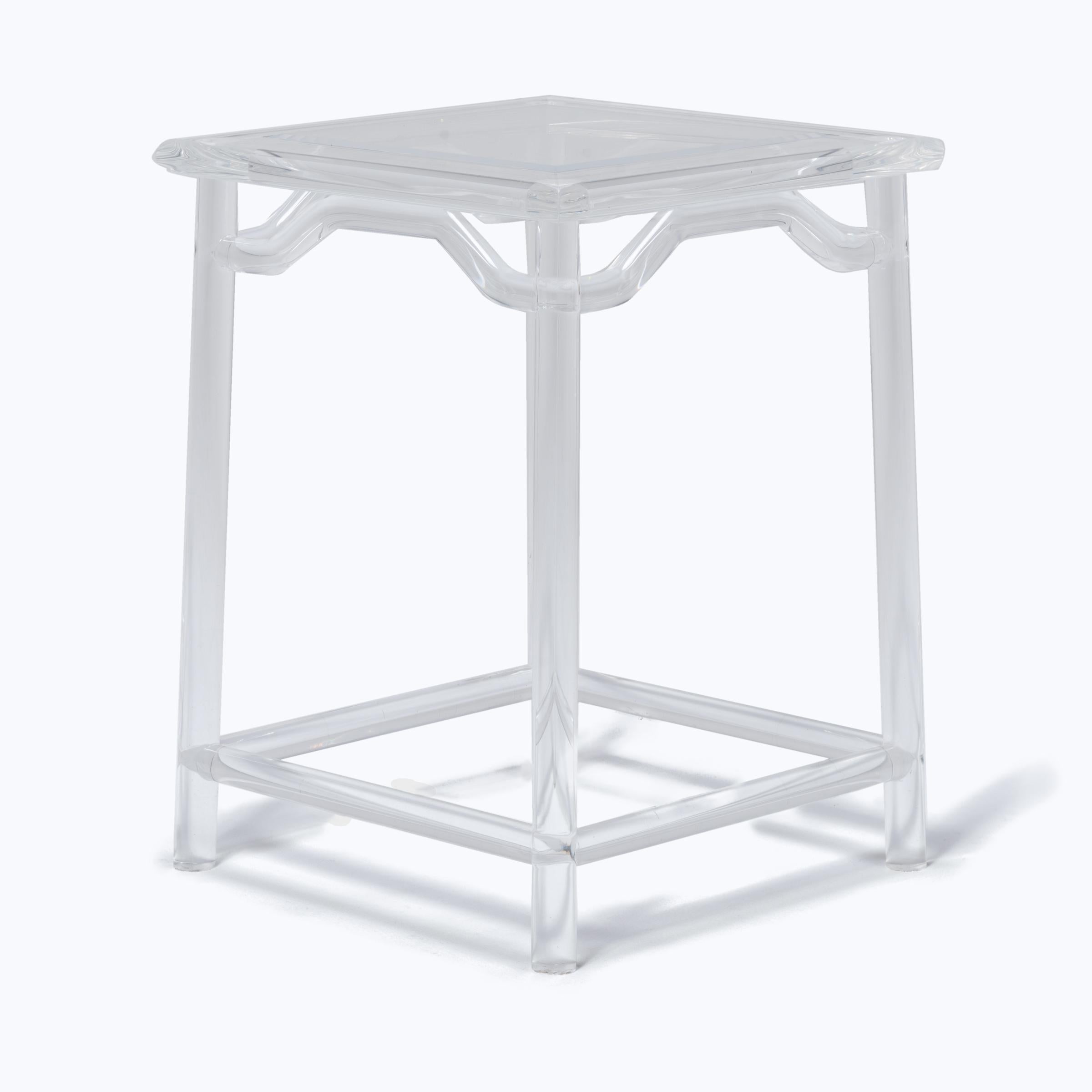 Modern Limited Edition Invisible Side Table by July Zhou For Sale