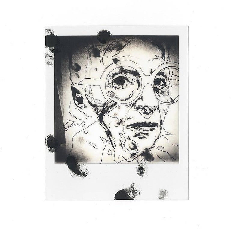 Limited Edition Iris Apfel Art Pillow Throw Cushion by Robert Knoke for