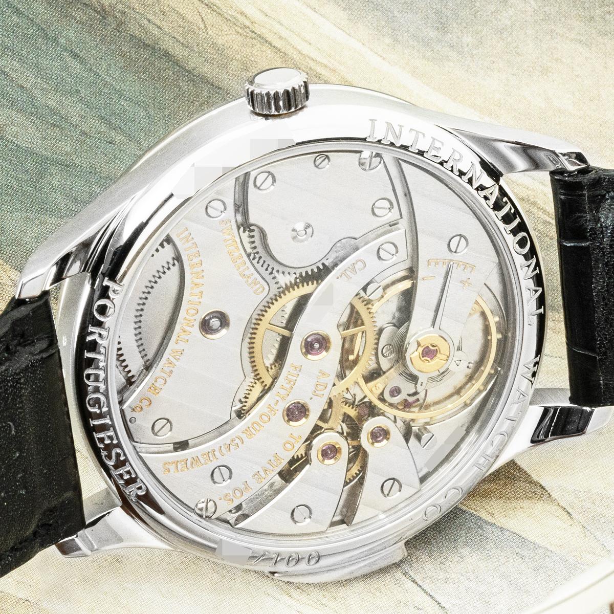 De los hombres Edición Limitada IWC Portuguesa Repetición de Minutos Platino IW524204 en venta