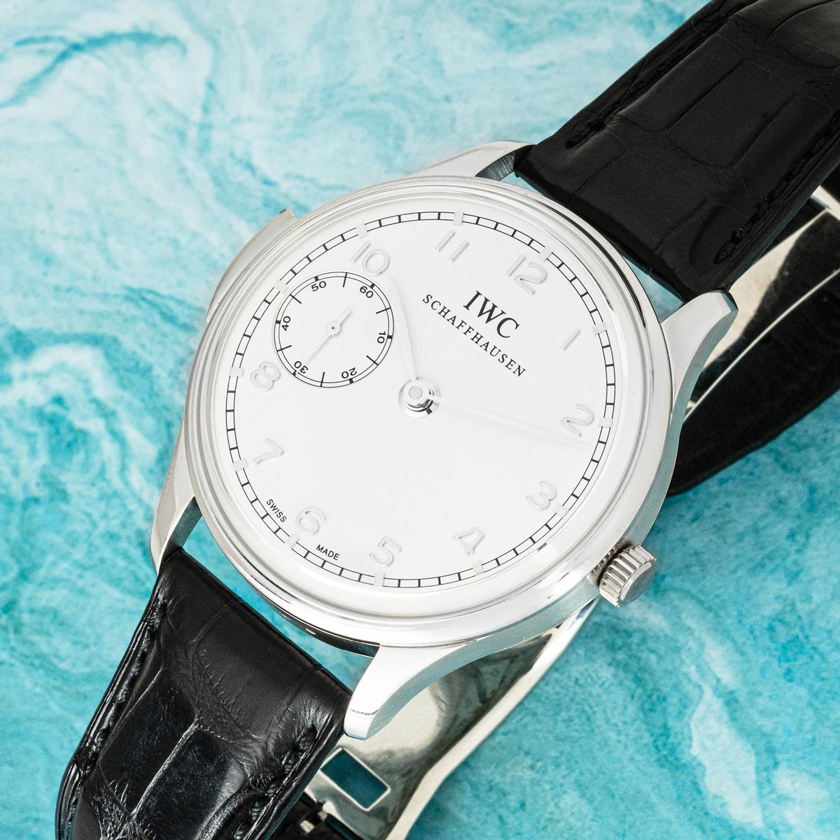 Edición Limitada IWC Portuguesa Repetición de Minutos Platino IW524204 en venta 4