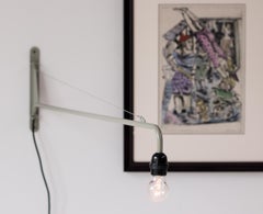 Limited Edition Jean Prouvé Swing Jib Wall Light