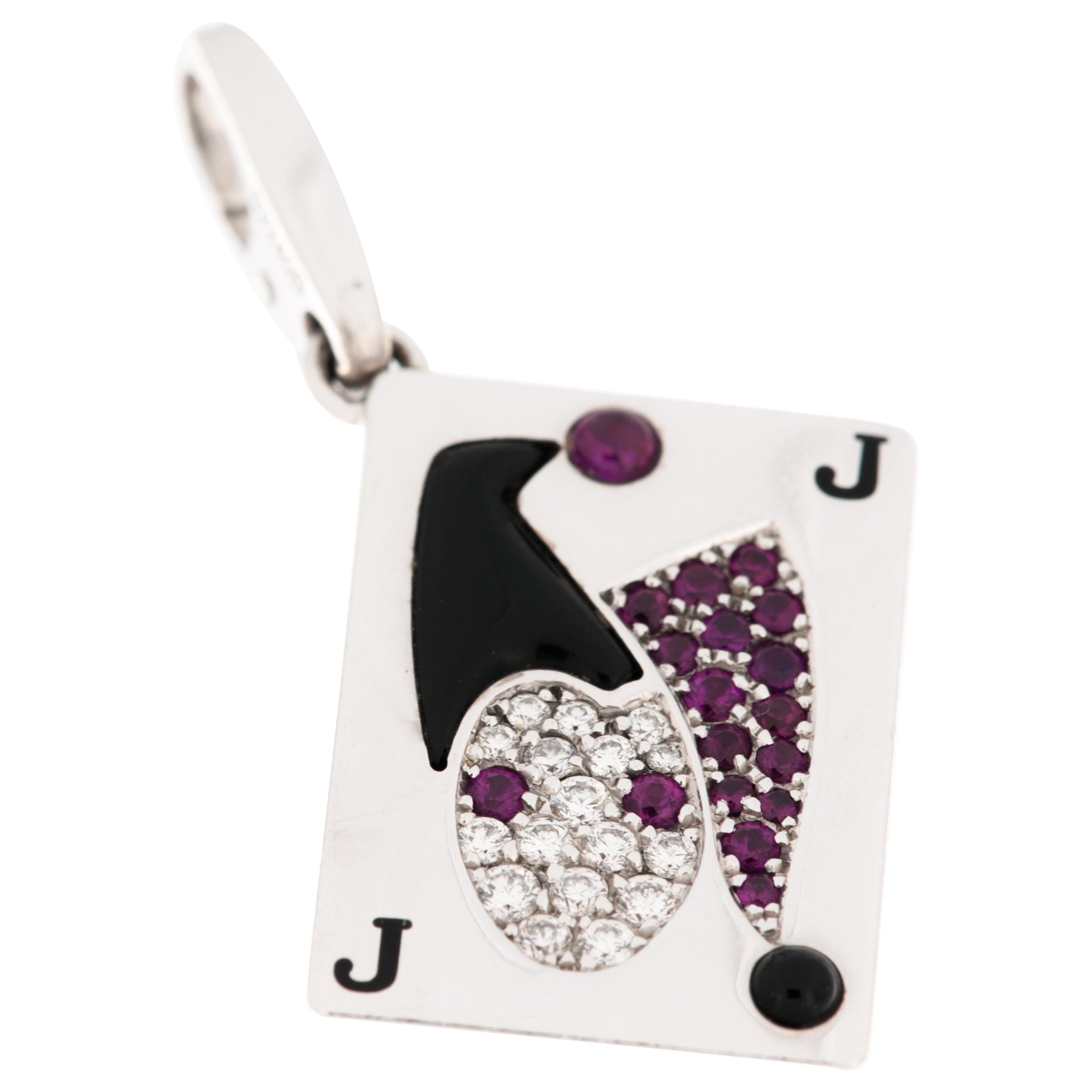 Colgante Cartier Edición Limitada Joker Playing Card en venta