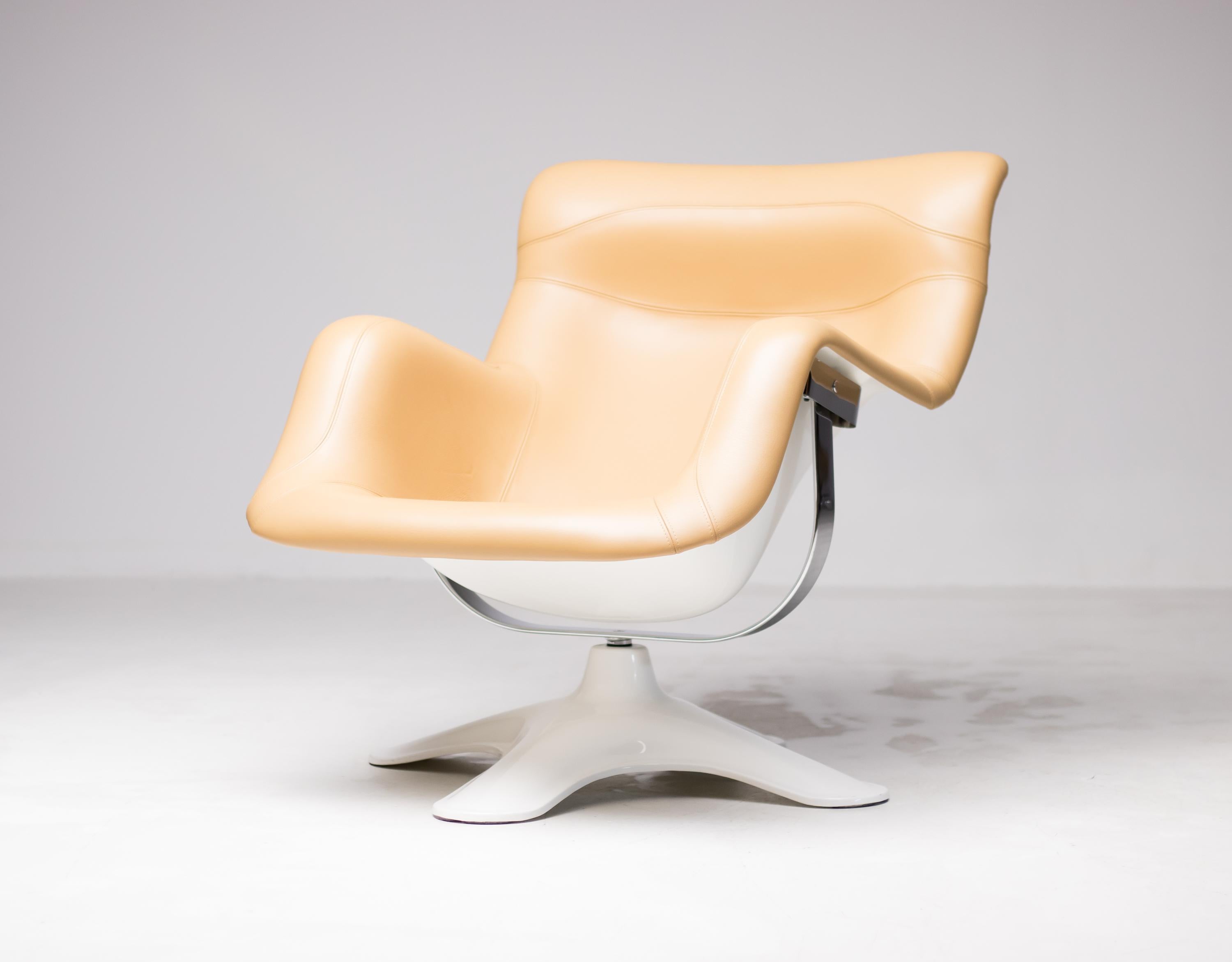 Scandinavian Modern Limited Edition Karuselli Lounge Chair by Yrjö Kukkapuro