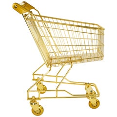 Carrello per bambini in edizione limitata 22K in oro, acciaio e bronzo di Christopher Kreiling