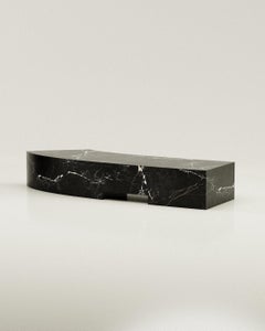 Limited Edition Kufe Coffee Table in Black Marble by Justus Knut Schomann