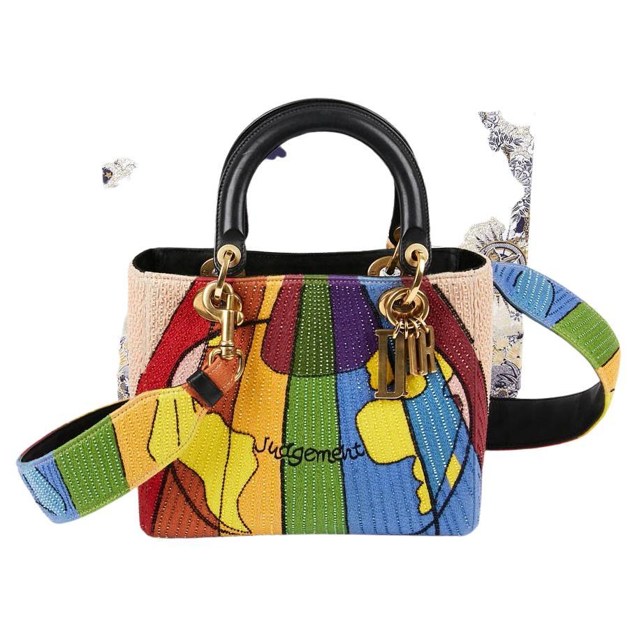 Limited Edition Lady DIOR Multicolored Judgment Bag