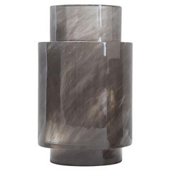 Limited Edition Large Mocha Rock Crystal Candle Votive by Gilles Caffier 