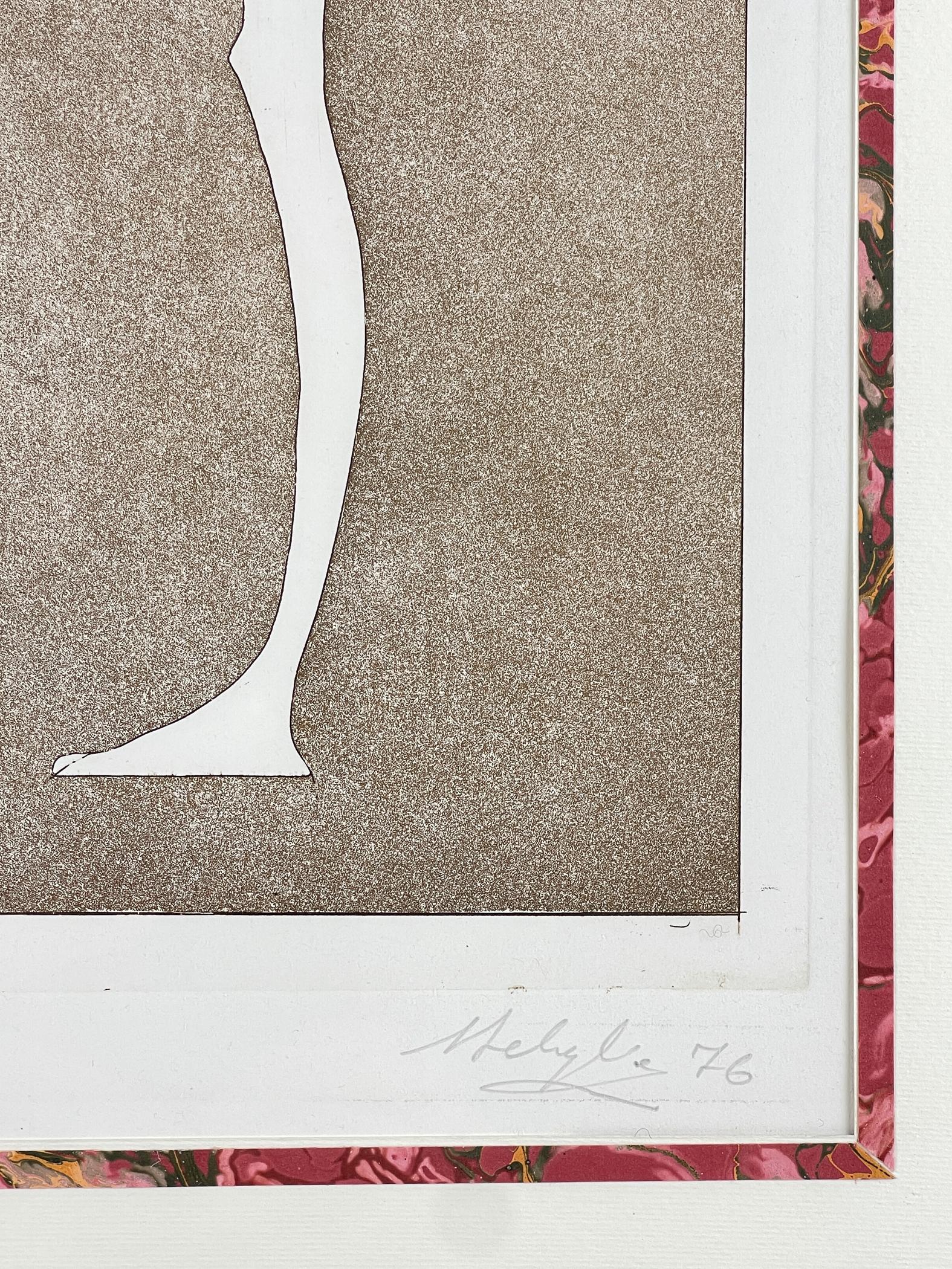 Lithographie 10/50 in limitierter Auflage von Luciano Sebeglia, Italien, 1976 im Zustand „Gut“ im Angebot in Miklavž Pri Taboru, SI