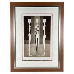 Vintage Limited edition lithograph 10/50 by Luciano Sebeglia, Italy, 1976