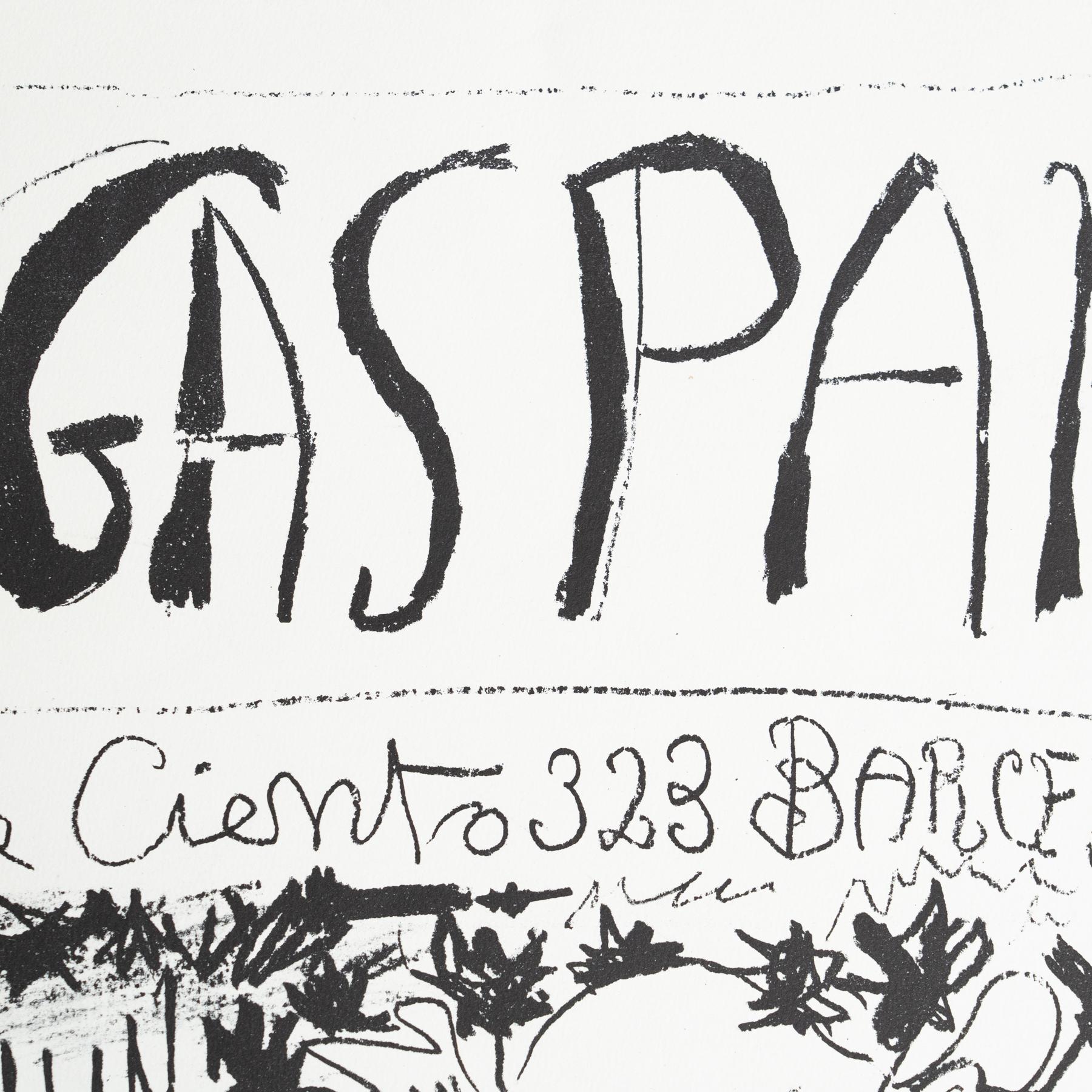 Lithographieplakat der Ausstellung Zeichnungen von Picasso in limitierter Auflage, Zeichnungen von Picasso, 1961 im Angebot 2