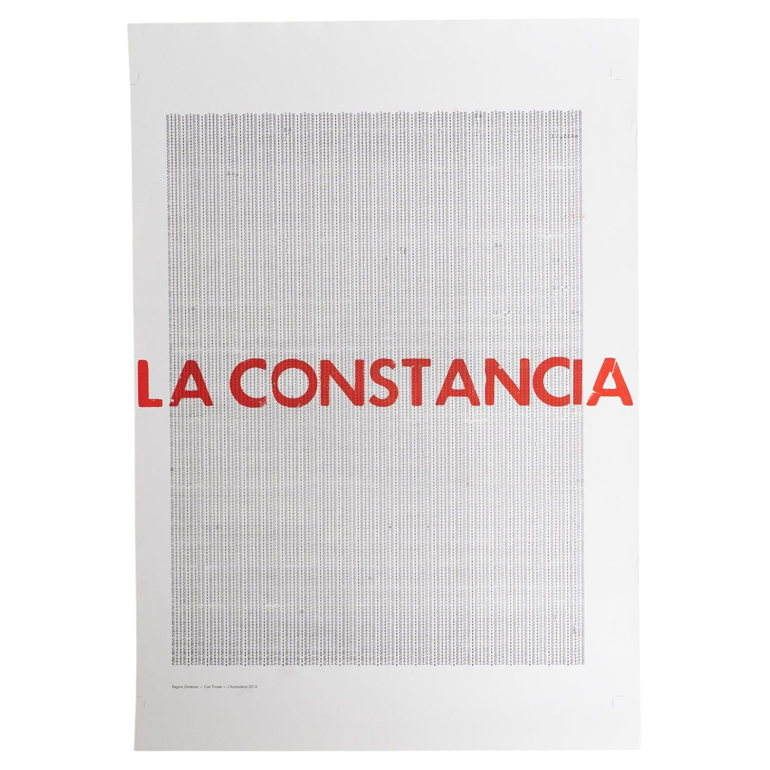 Litografía de edición limitada "La Constancia" de Regina Gimenez