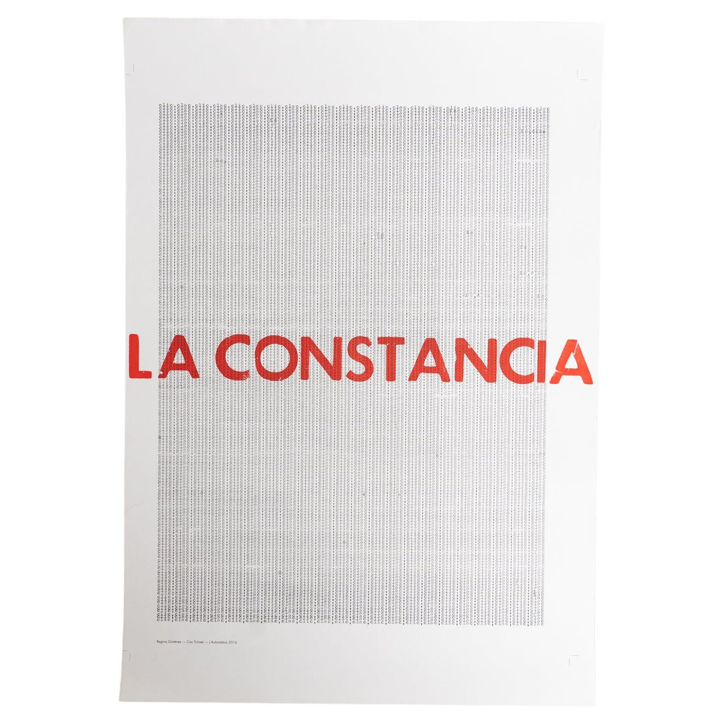 Litografía de edición limitada "La Constancia" de Regina Gimenez