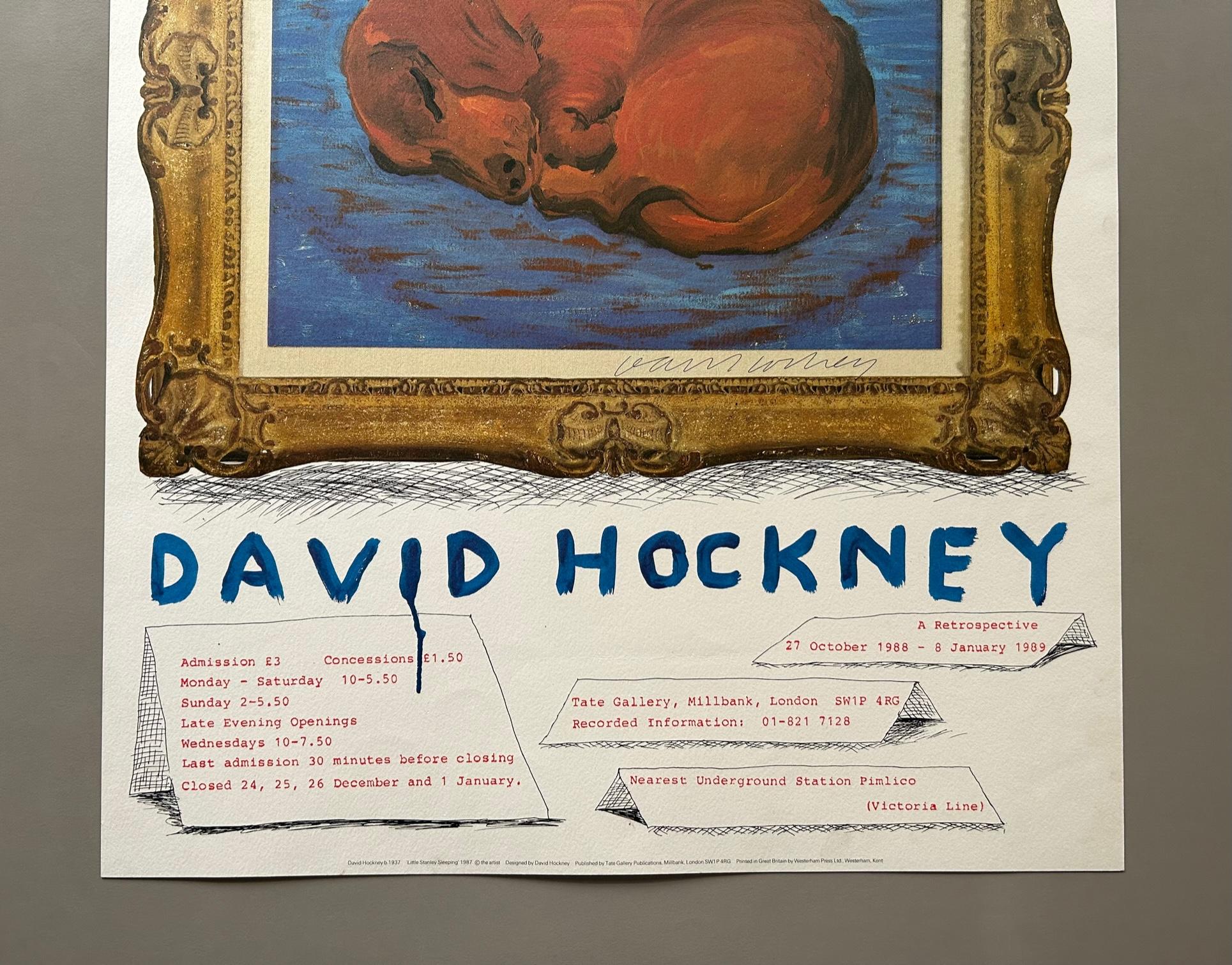 david hockney signature