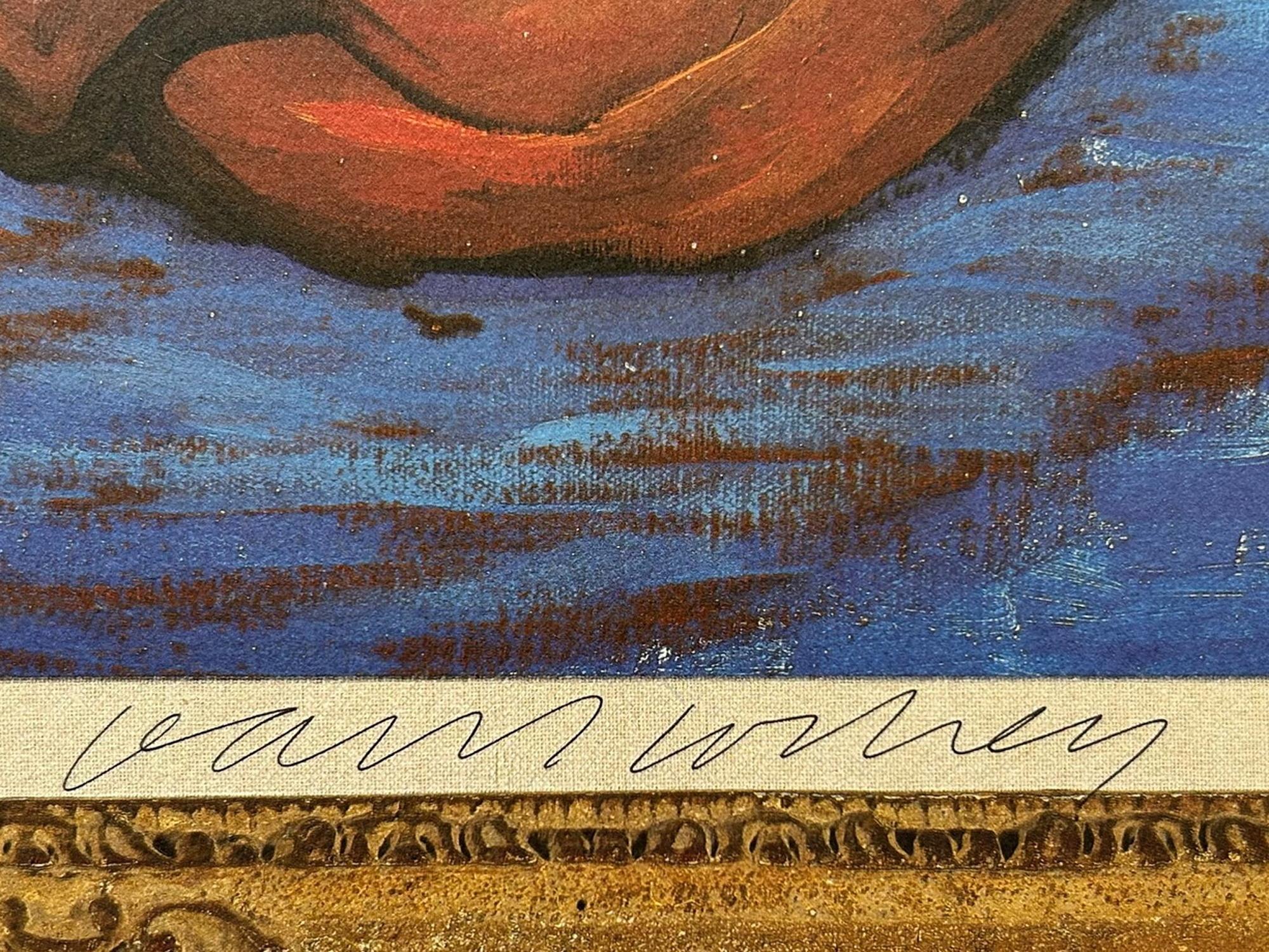 Limited Edition „Little Stanley Sleeping“, 1987, signiert von David Hockney (Britisch) im Angebot