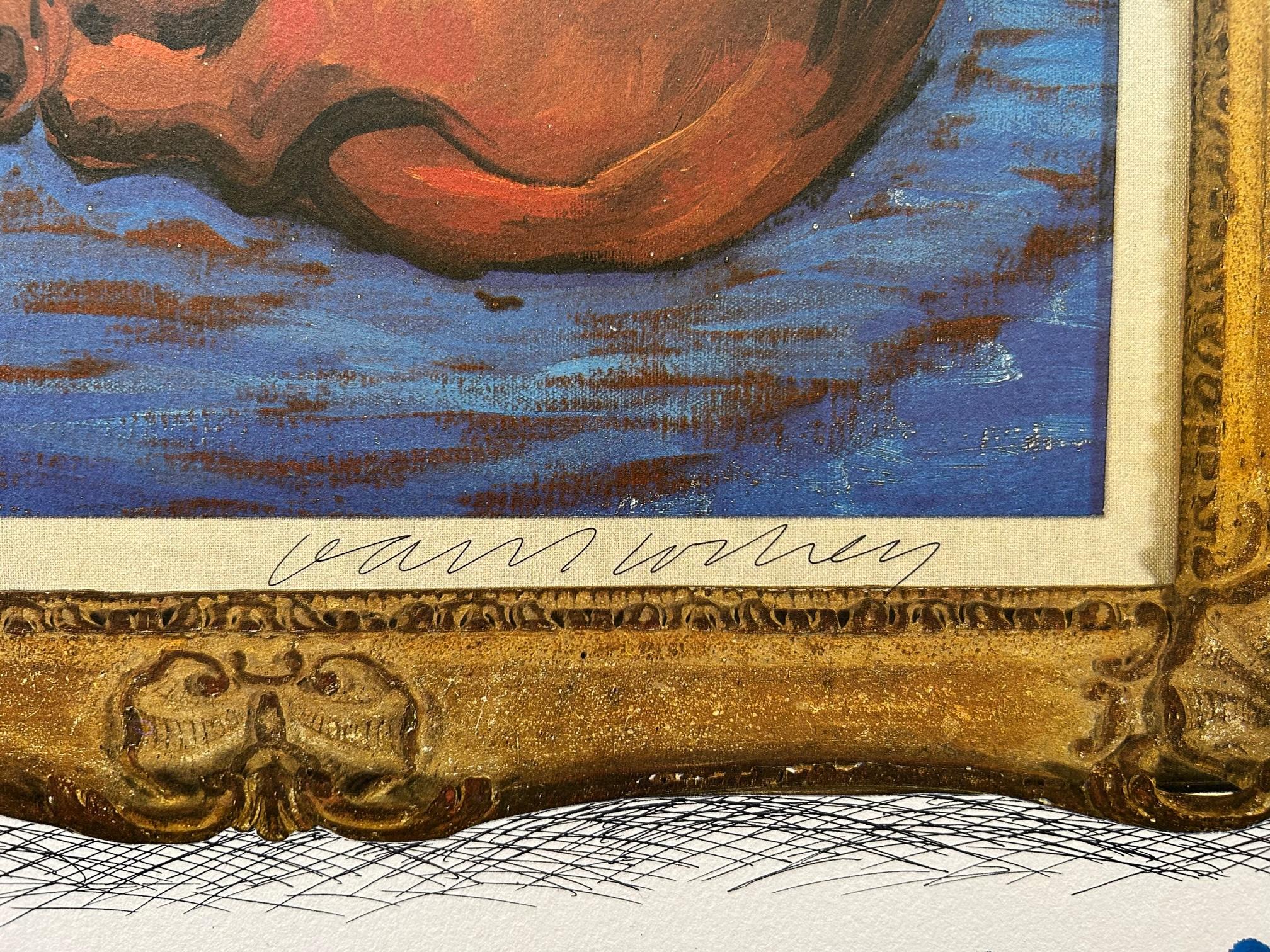 Modern Limited Edition 'Little Stanley Sleeping', 1987 Signed by David Hockney