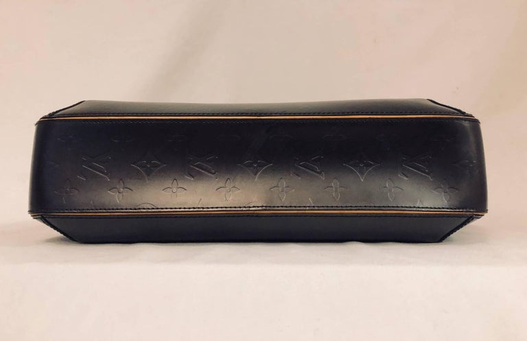 Limited Edition Louis Vuitton Gunmetal Monogram Mat Vernis Malden Bag BA1022 at 1stdibs