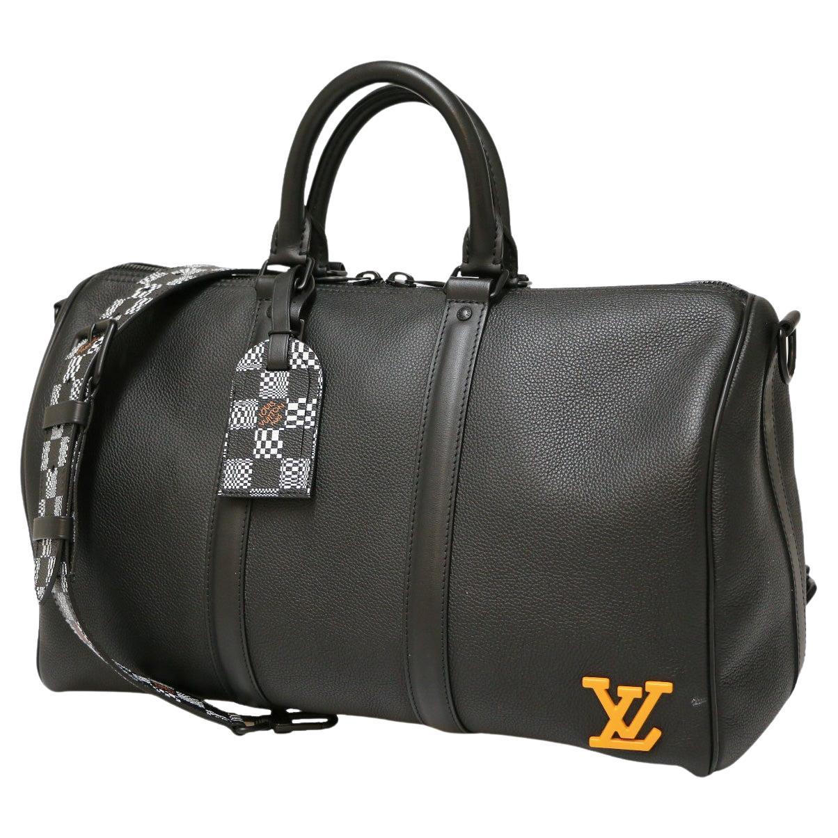 Limited edition Louis Vuitton Keepall 40 Black City For Sale at 1stDibs