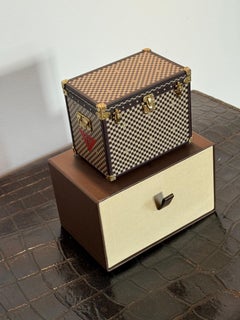 Limited Edition Louis Vuitton Paper Weight trunk , Vuitton Jewelry Box