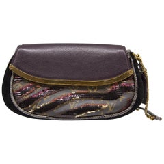 Limited Edition Louis Vuitton Sequin Embellished Savage Cub Clutch Bag