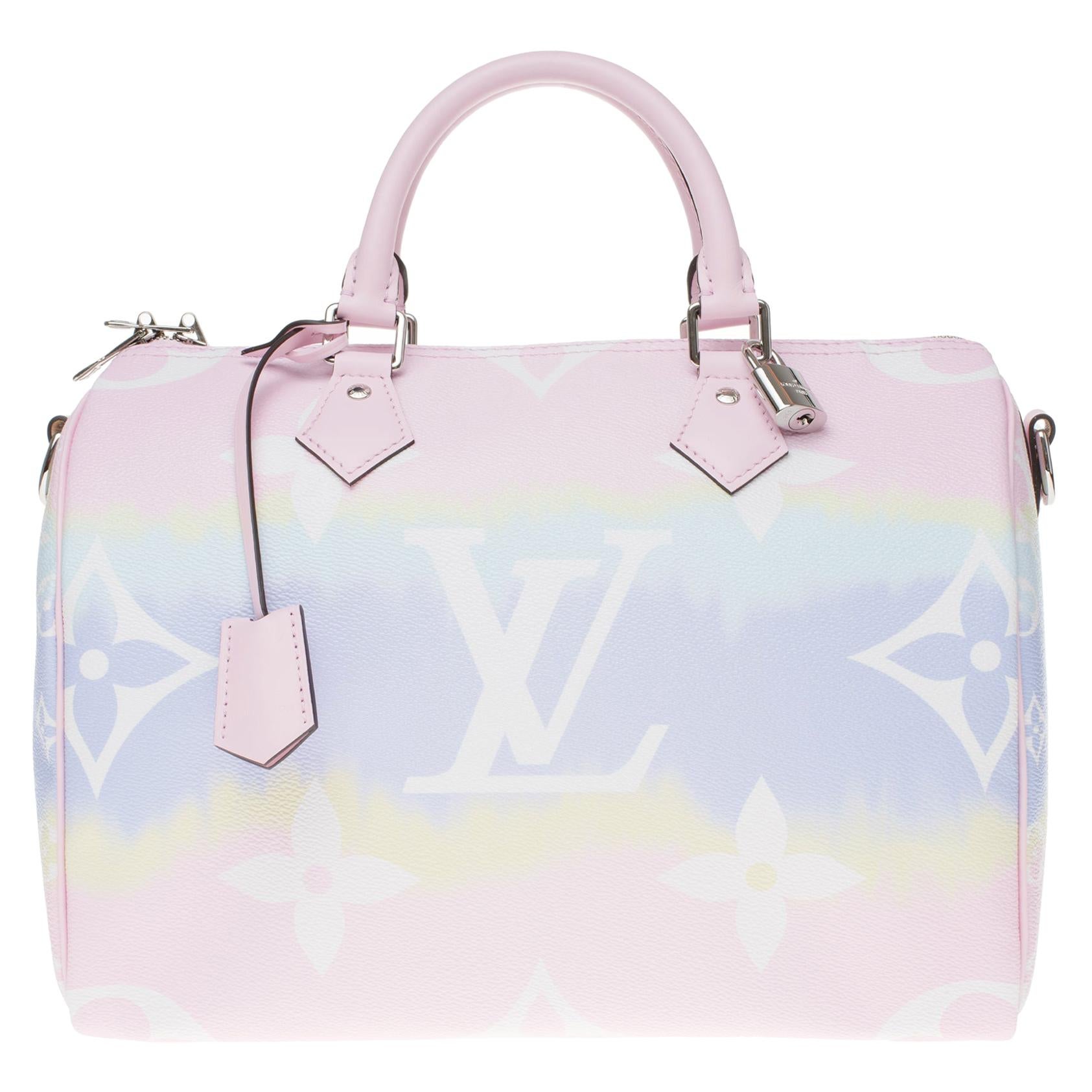 Limited Edition Louis Vuitton Speedy 30 Escale shoulder bag in Tie & Dye canvas