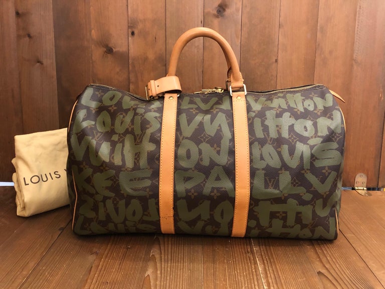 Stephen Sprouse Keepall 50 Duffle Bag (Authentic Pre-Owned)